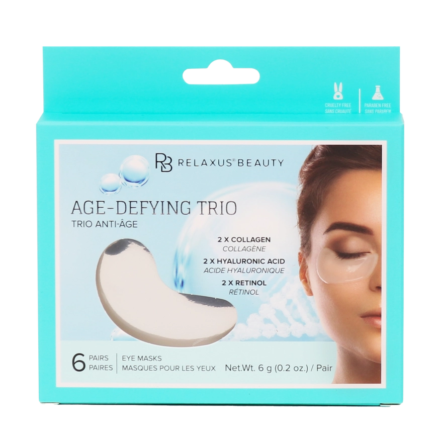 Masques pour les Yeux Trio Anti-Âge Relaxus Beauty