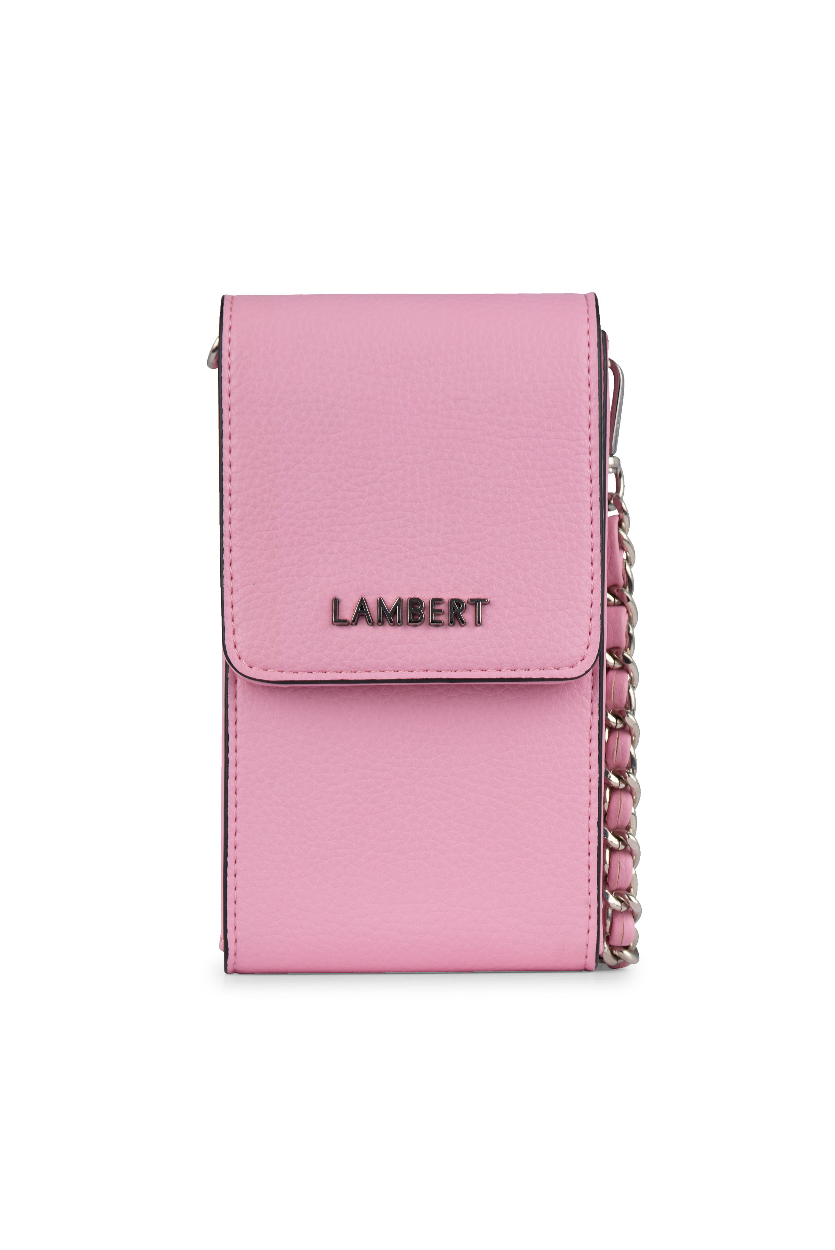 Étui de Téléphone à Bandoulière en Cuir Vegan Whisper Pink Lambert Le Alexa