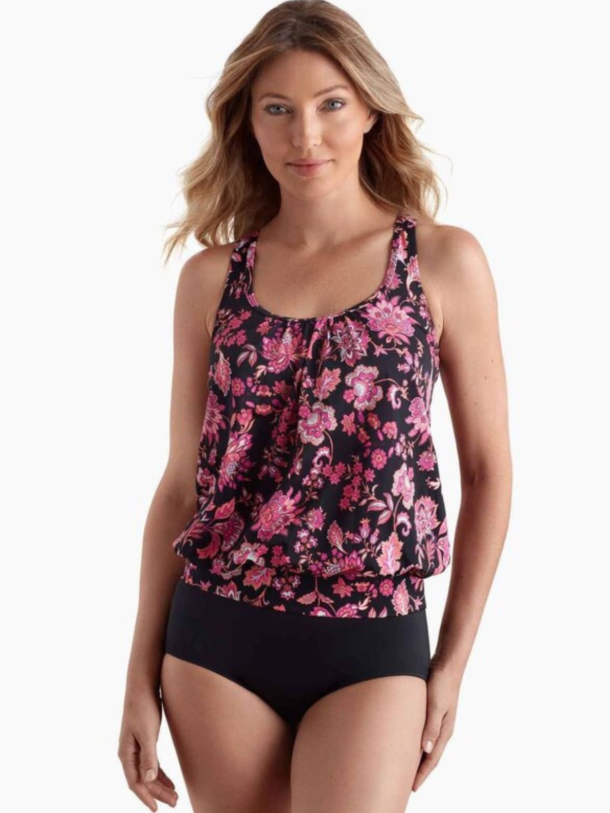 Haut Tankini Blouson Shape Solver 7102766