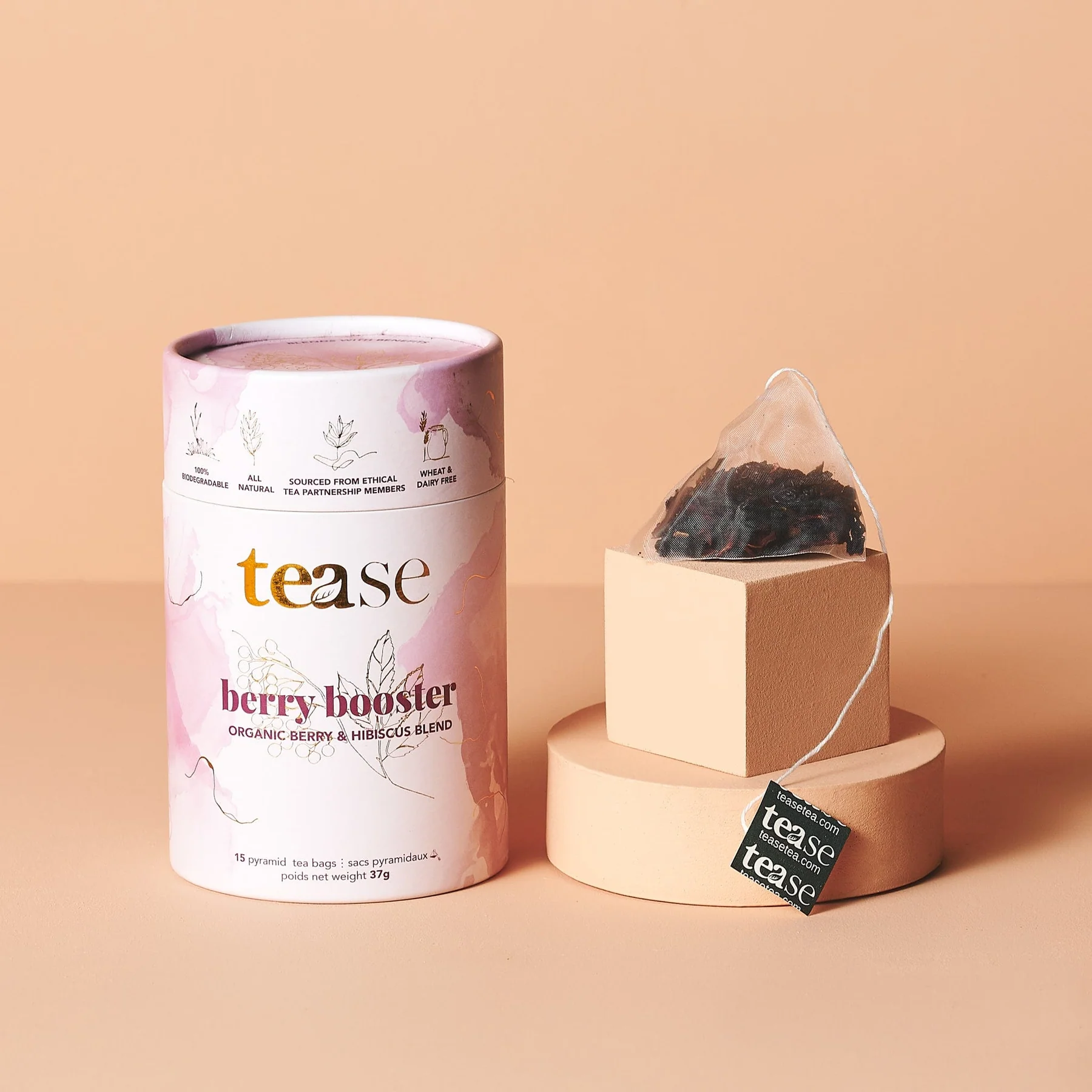 Sureau + Hisbiscus tisane Tease Berry Booster