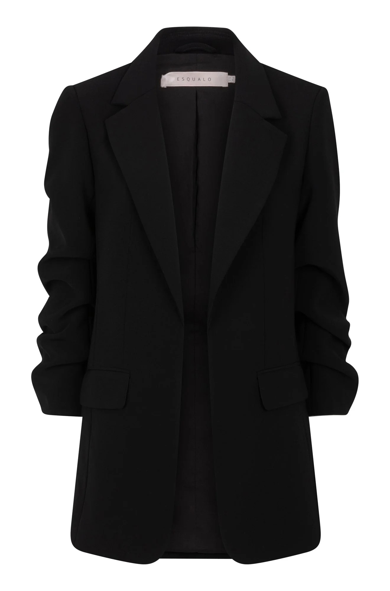 BLAZER GATHERED SLVE CITY ESQUALO F2410543 NOIR