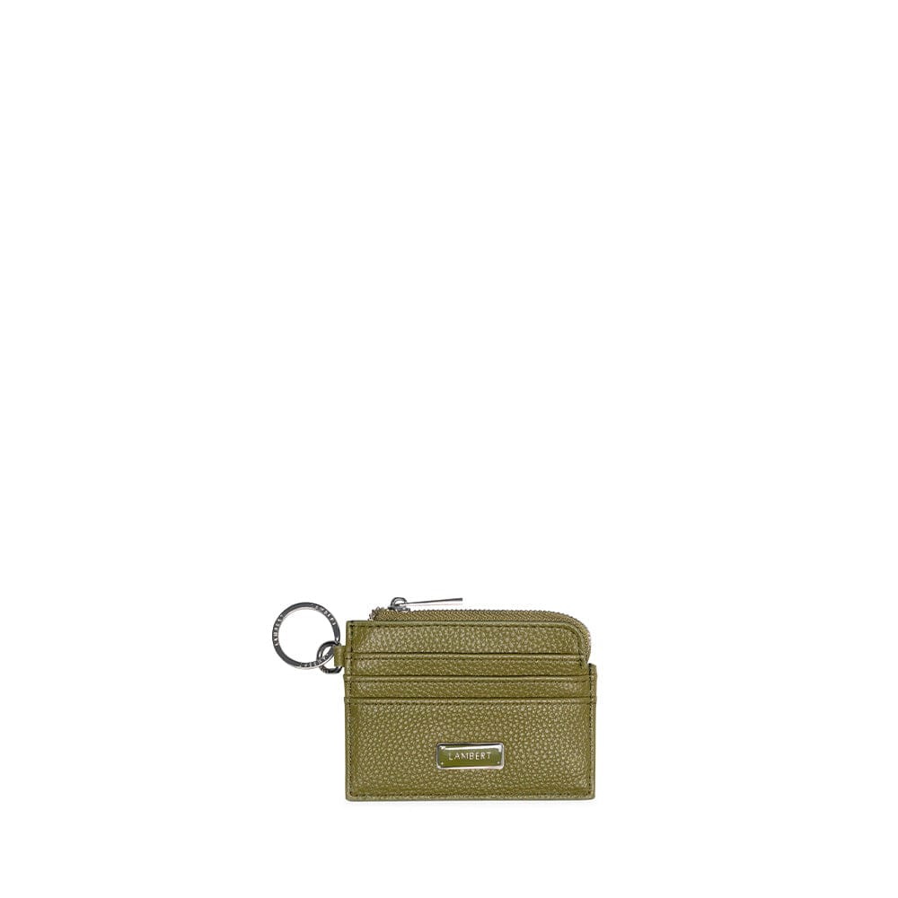 Porte Cartes en cuir vegan Olive Le Melody 