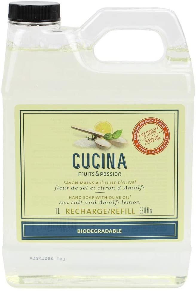 Recharge de Savon Mains Cucina Fleur de Sel et Citron d