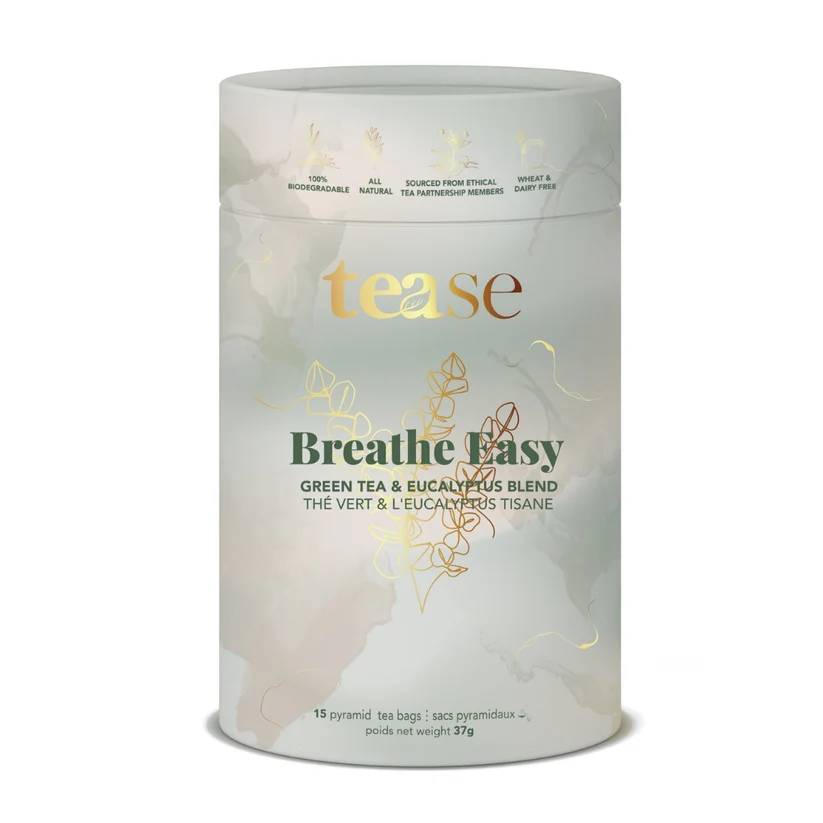 Thé vert et Eucalyptus Tease Breath Easy