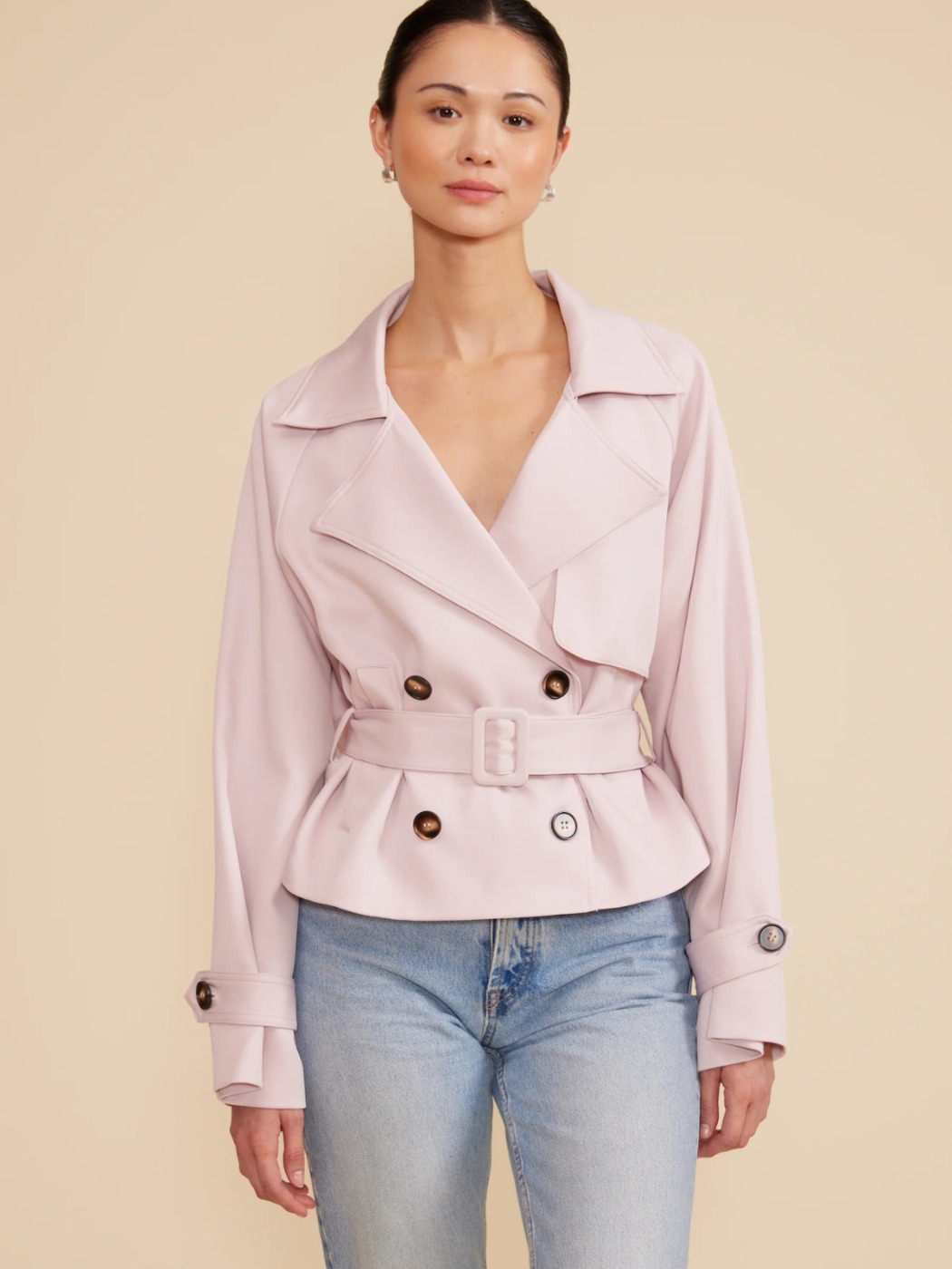 Estelle Cropped Trench lucyparis C3673