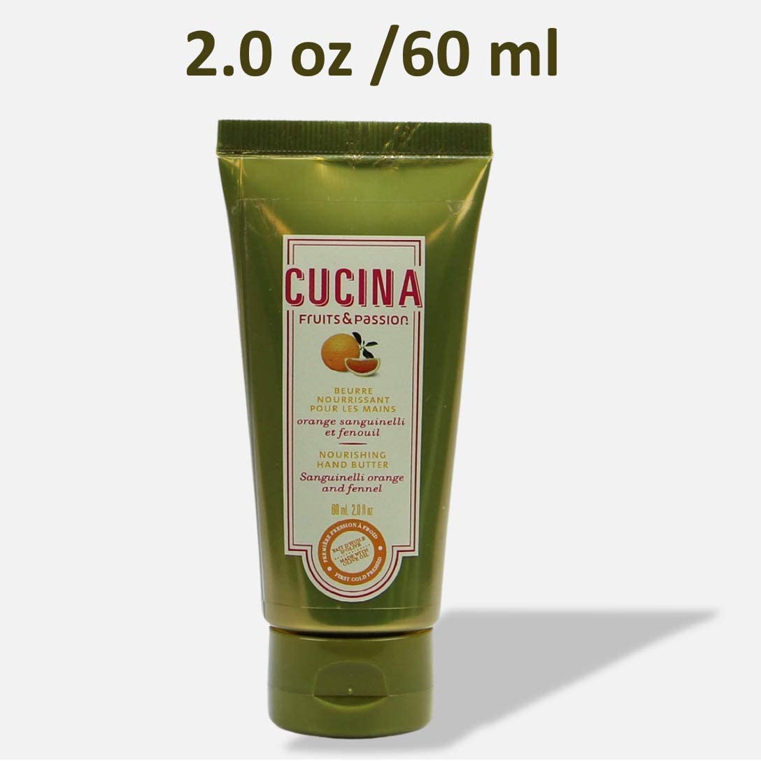 Beurre Nourrissant pour les Mains 60ml Cucina Orange Sanguinelli et Fenouil