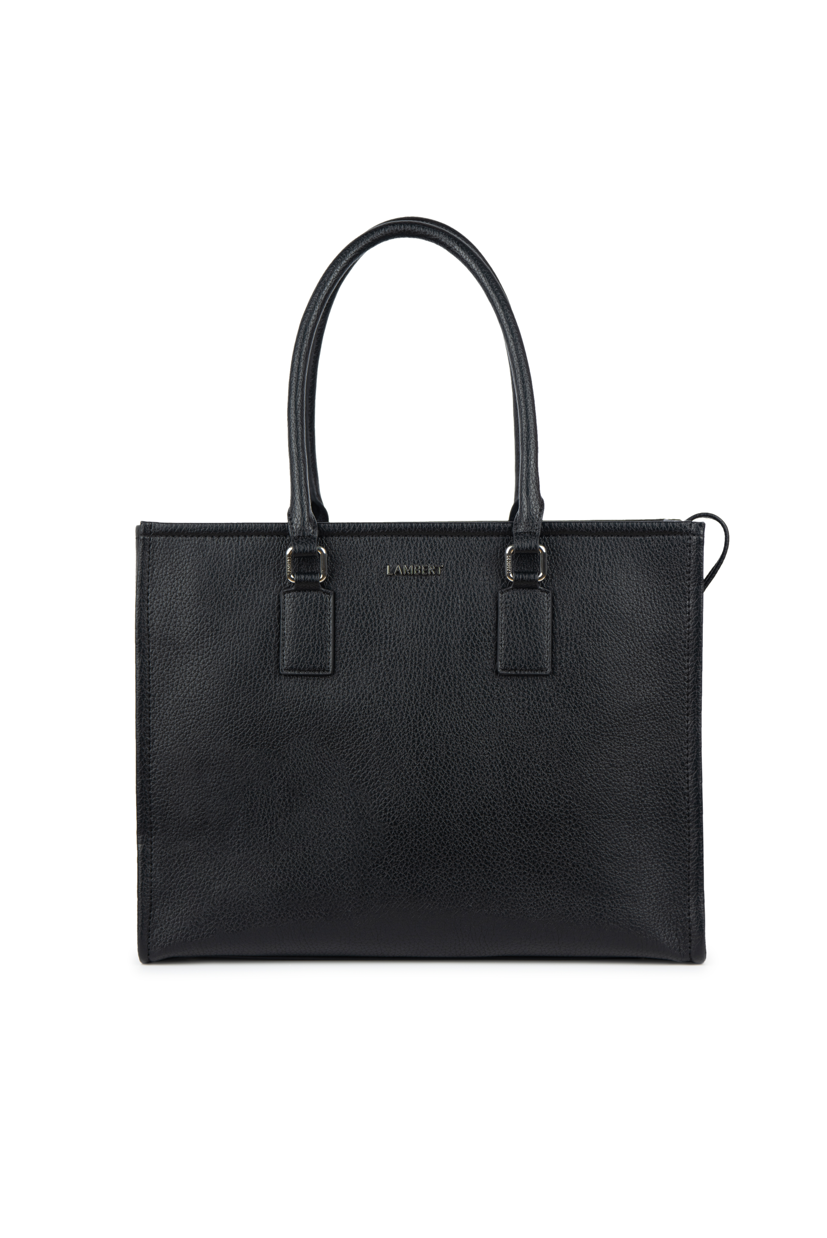 Sac Fourre-tout 2-en-1 Cuir Vegan Noir Lambert Le Valentina