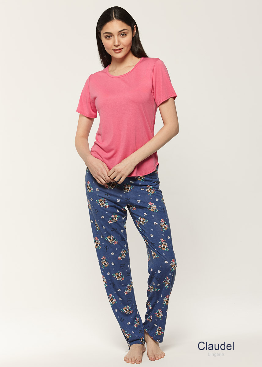 Pyjama 2pcs Pantalon/T-shirt Claudel LI142191 