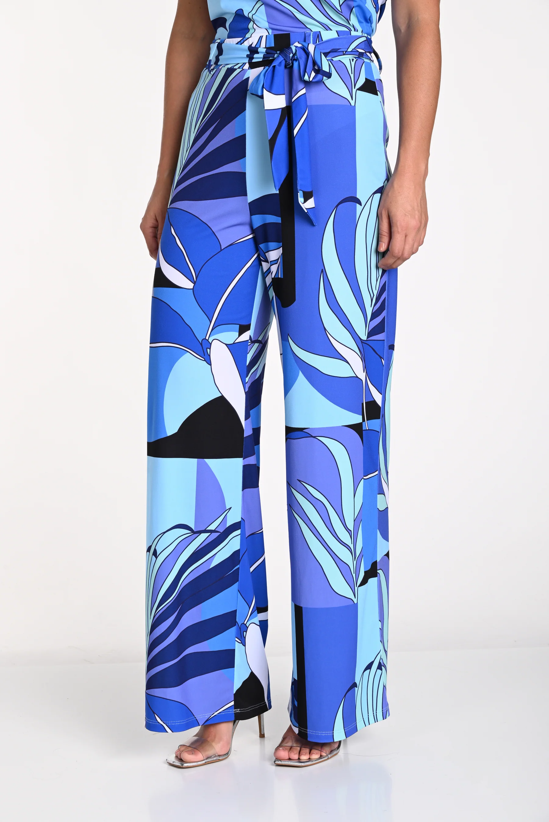 Pantalon Large à Imprimé Tropical Frank Lyman 241217 