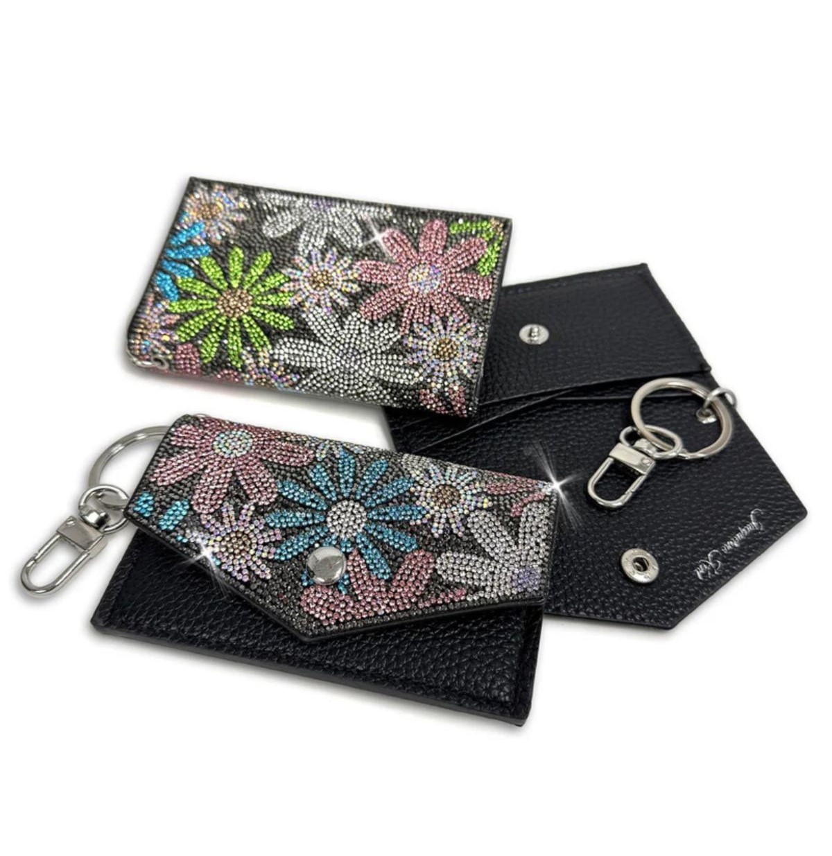 Porte-cartes Collection Flower Power Hématite