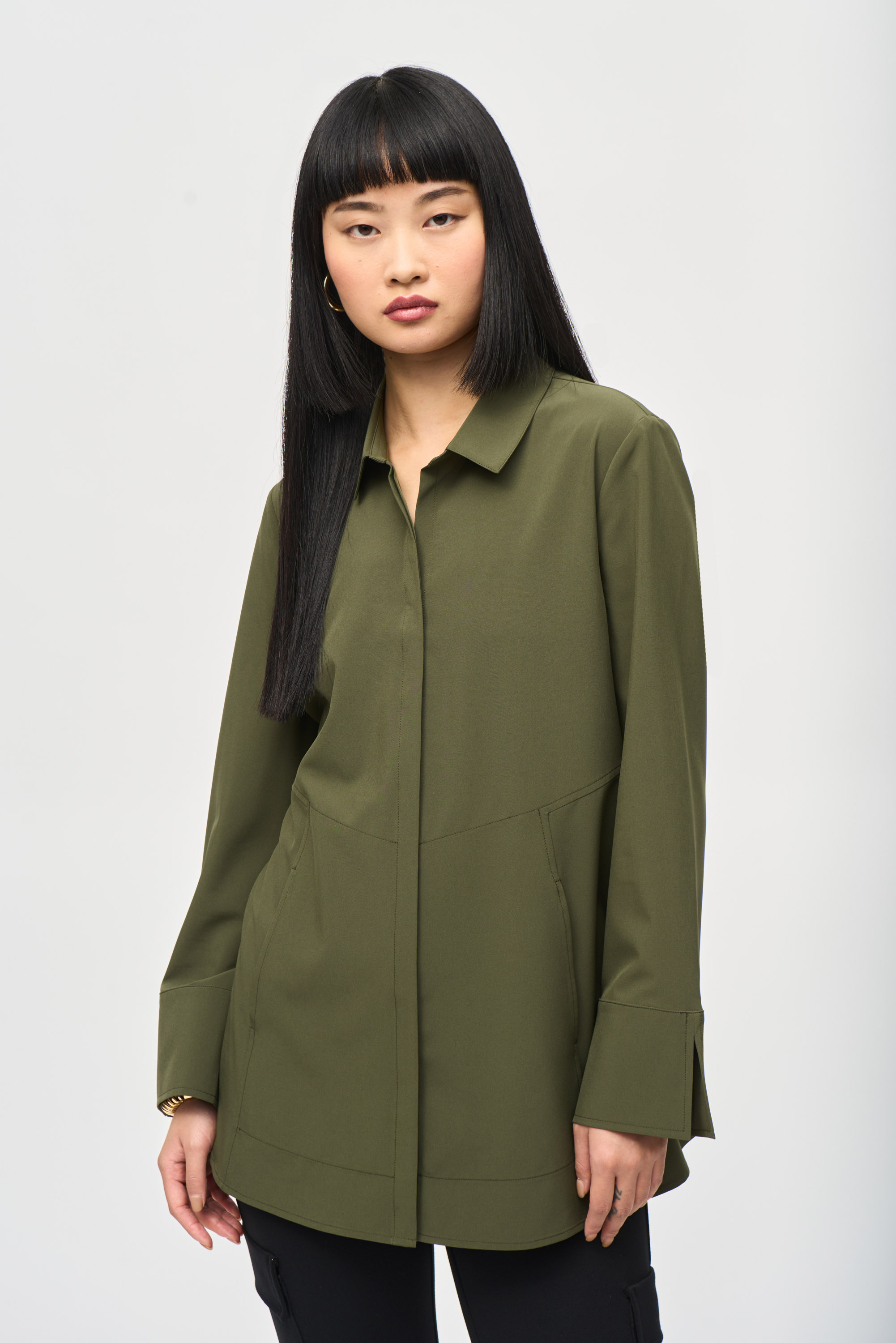 Blouse Boutonnée avec Poches Joseph Ribkoff 243958 