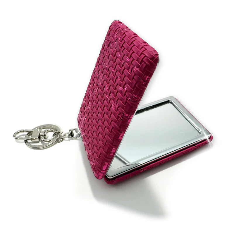 Compact Mirror Keyfob Jacqueline Kent Rose