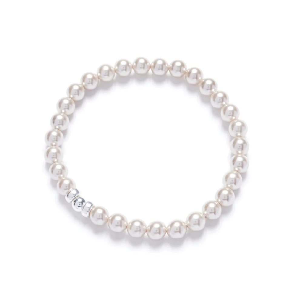 Bracelet Be Classic 8 pouces beblue perles de nacre