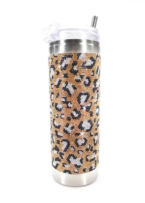 Bouteille Wild Leopard Lux Collection Jacqueline Kent Gold