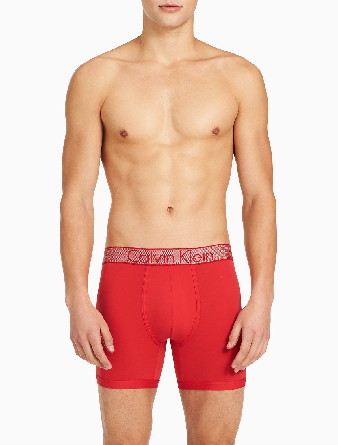 Boxer Long Calvin Klein en Tissu Extensible NB1296G 