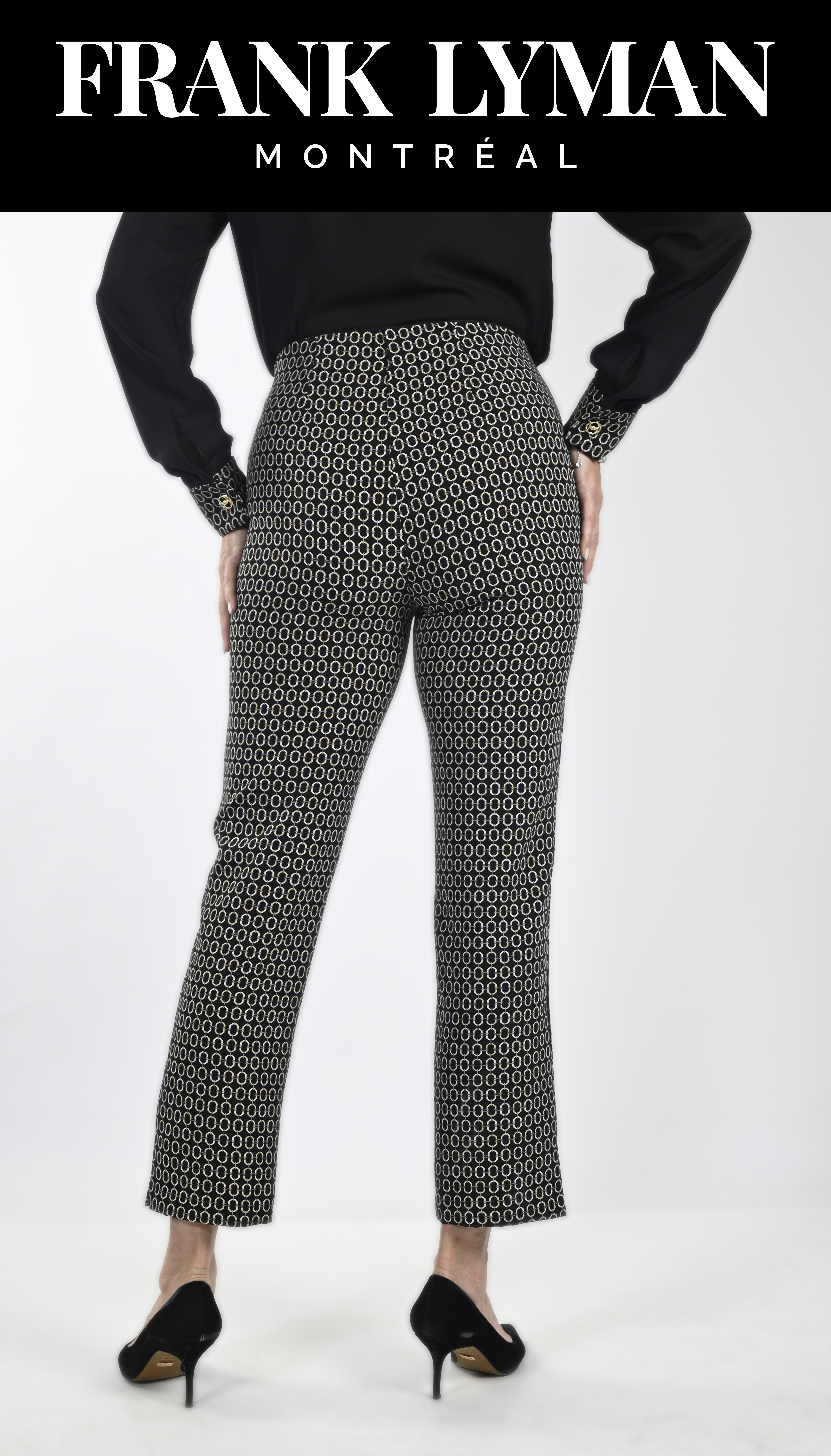 Pantalon 7/8 Géométriques Frank Lyman 233151 