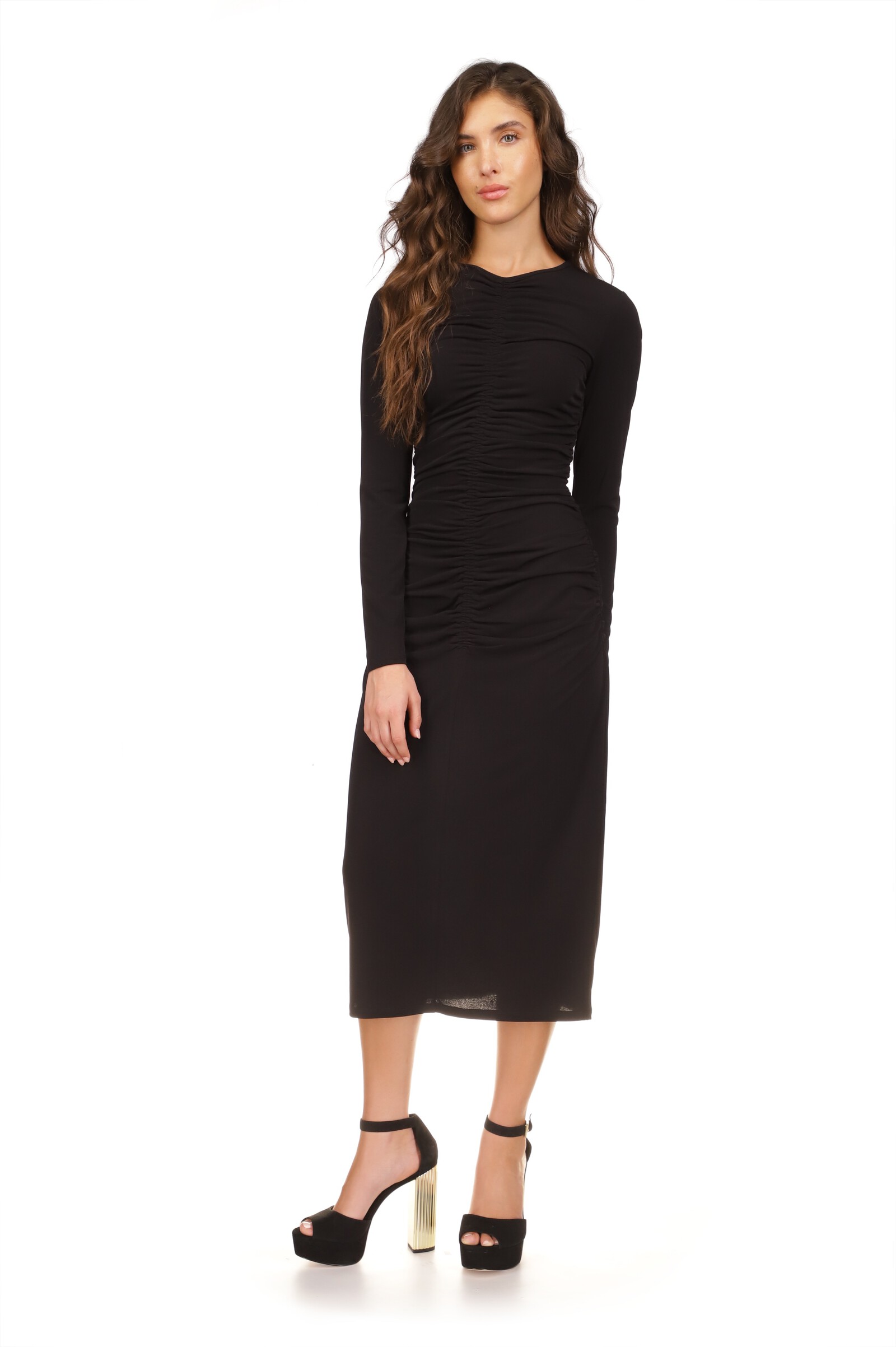 Robe Midi Froncée Michael Kors MF381UP03G 