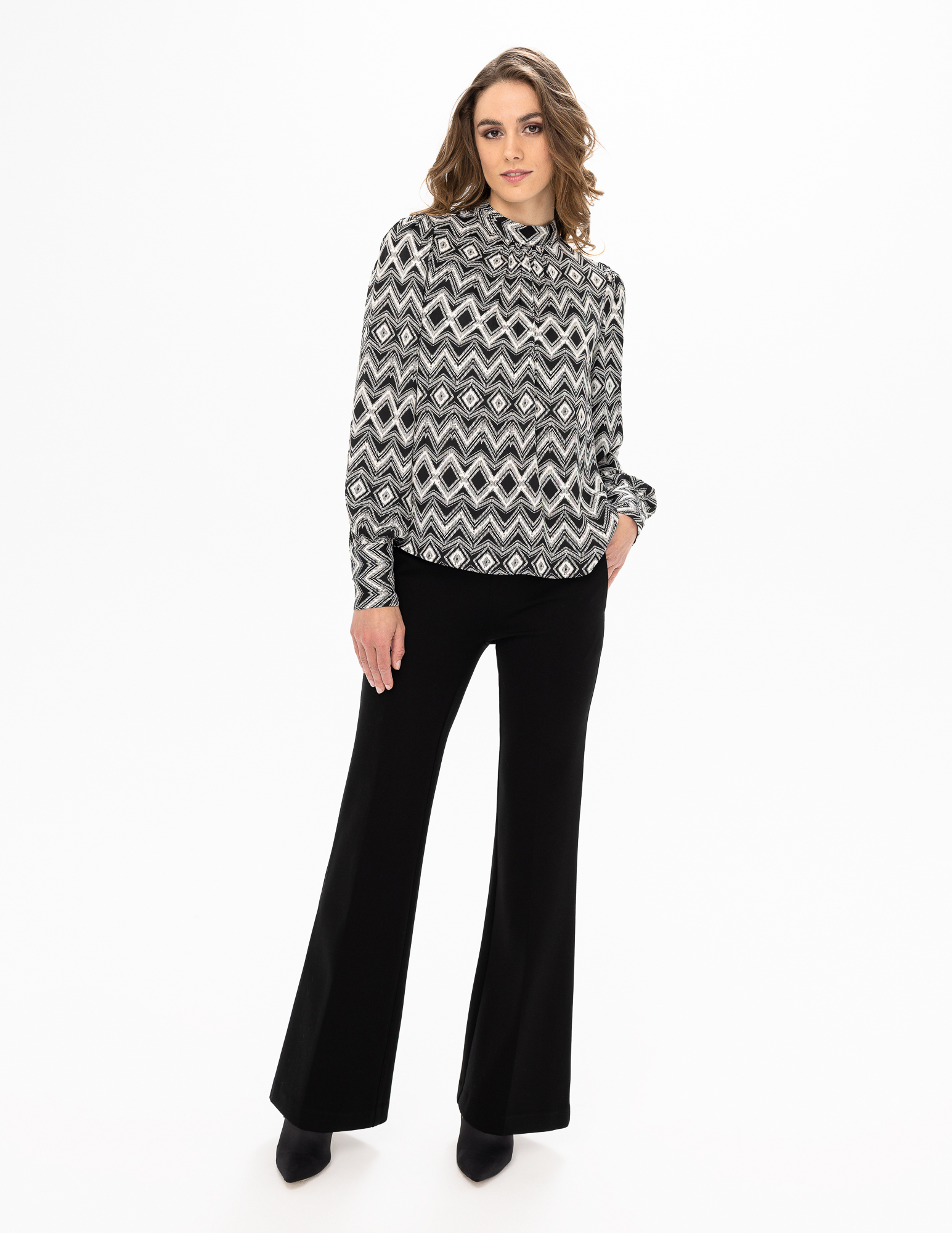 Pantalon Pull On Évasé Renuar R10054 