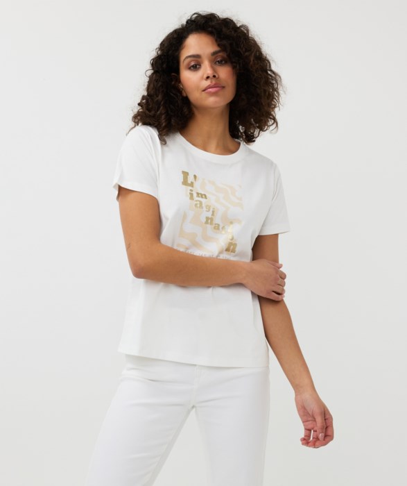 T-Shirt Foil Print Esqualo 05015