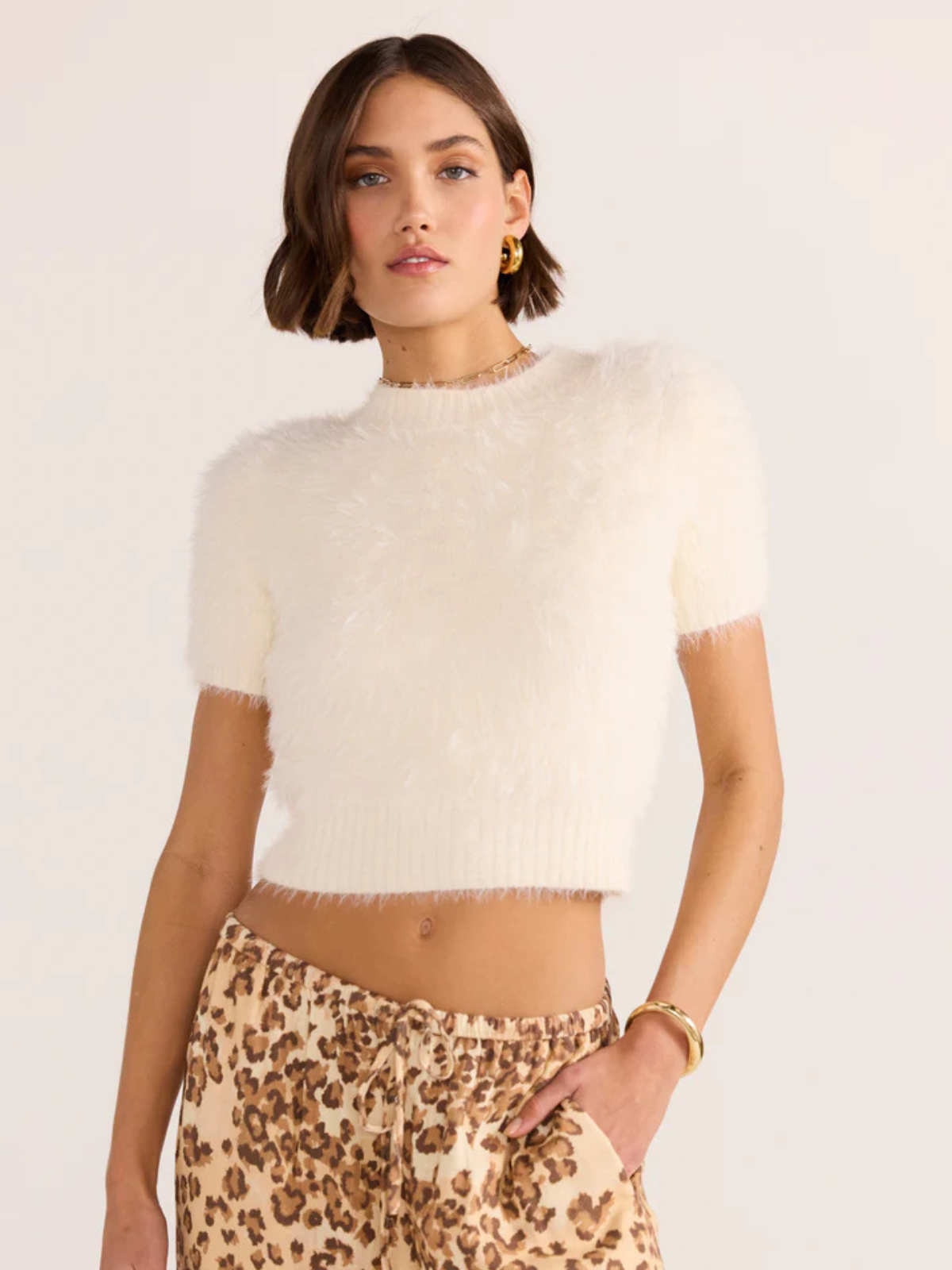 Chandail Fluffy Mink Pink MG2501821