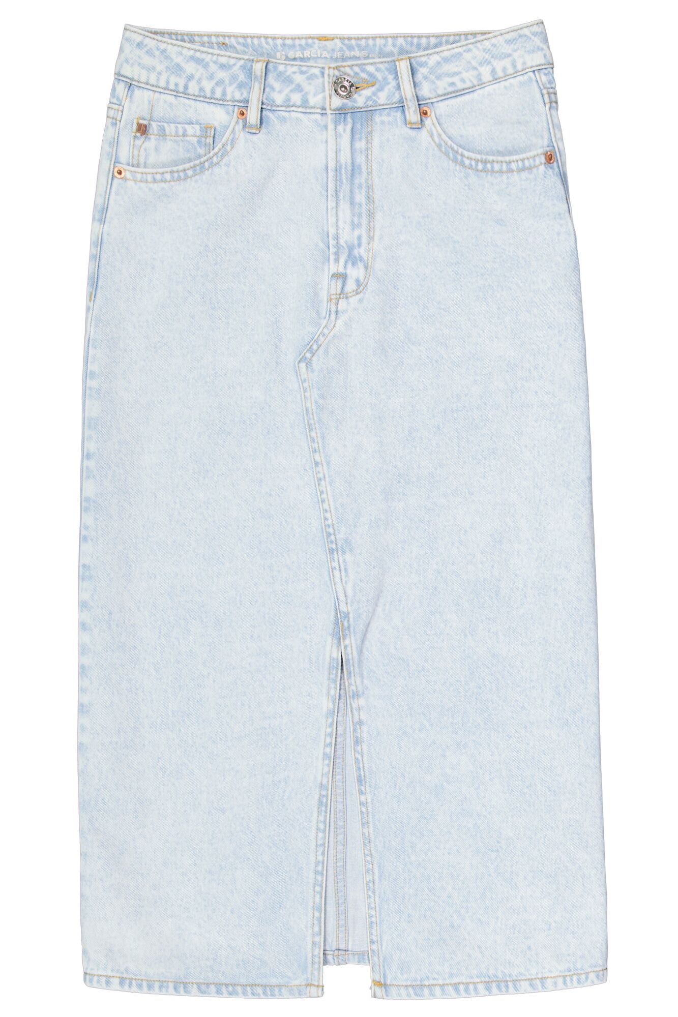 Jupe en Denim à Taille Haute Garcia Q40124 