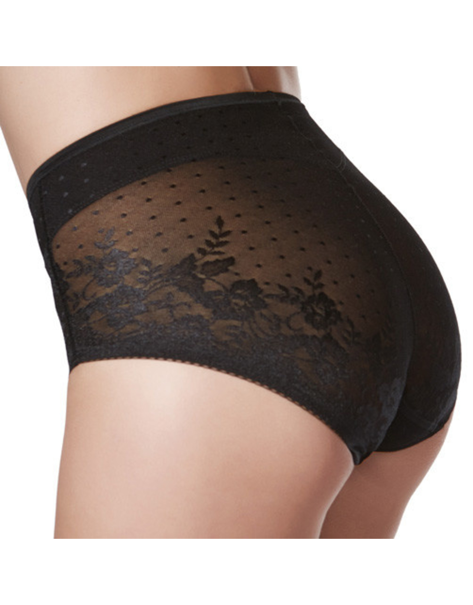 Culotte Janira Secrets Figure Slip Form Invisible en Dentelle Florale Niveau Fort 31542 