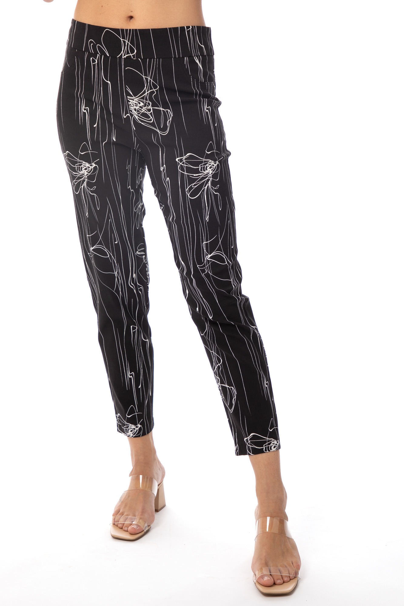 Pantalon Pull On à Imprimé Bali 8357 