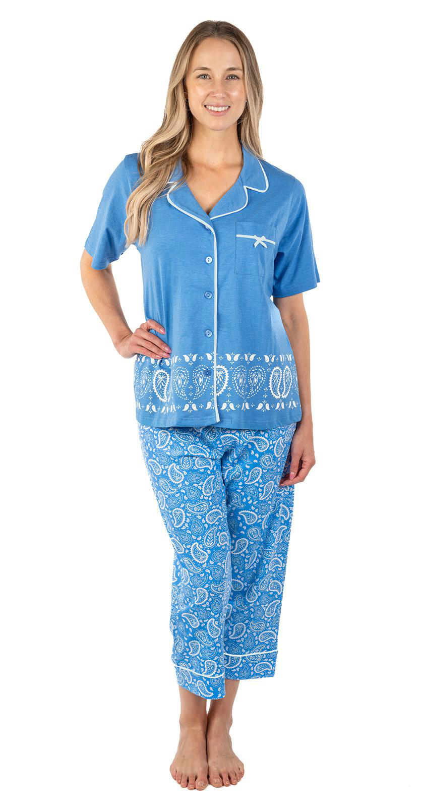 Pyjama 2pcs Paisley Capri Patricia Lingerie 998-21 