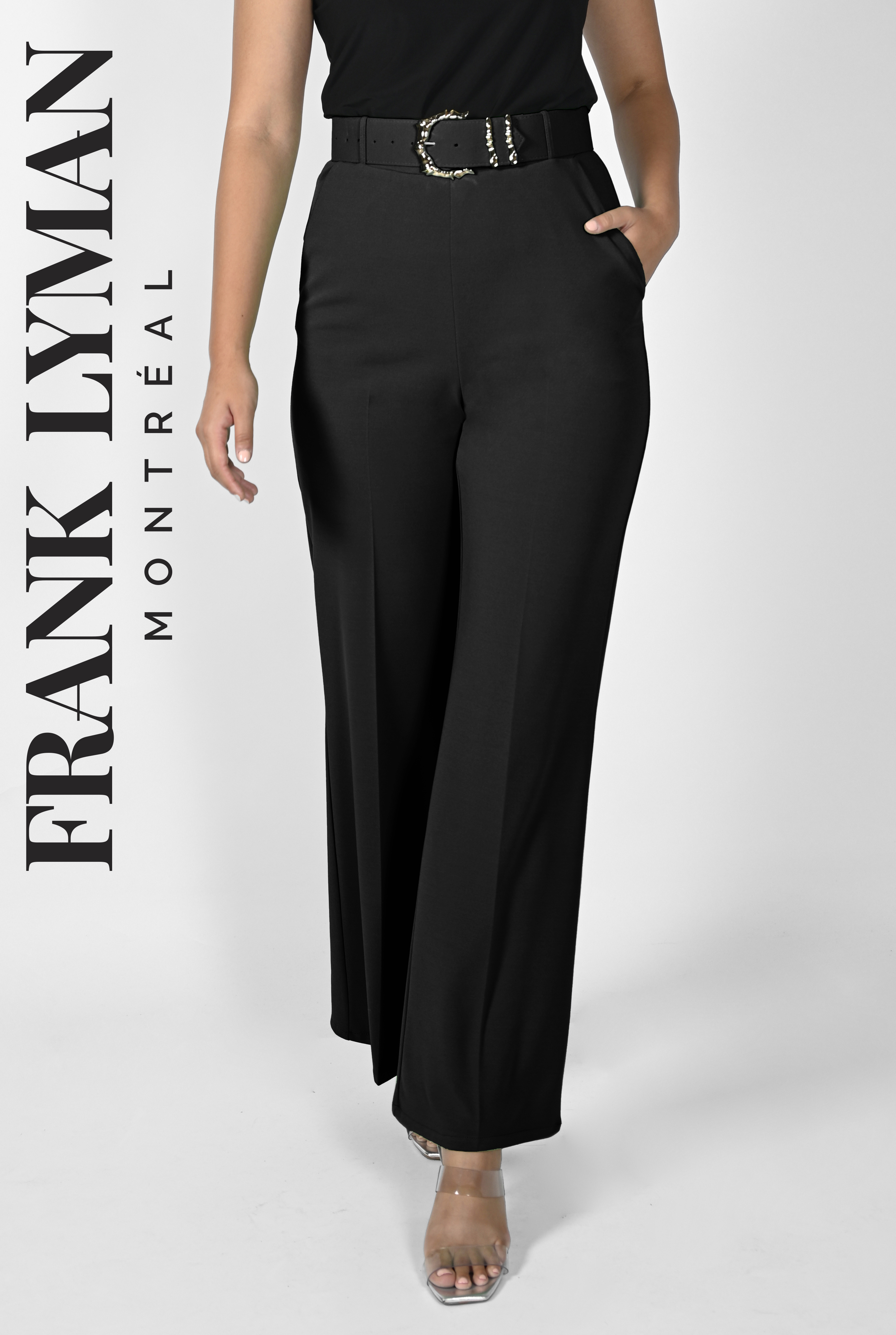 Pantalon avec Ceinture Intégrée Frank Lyman 231220 