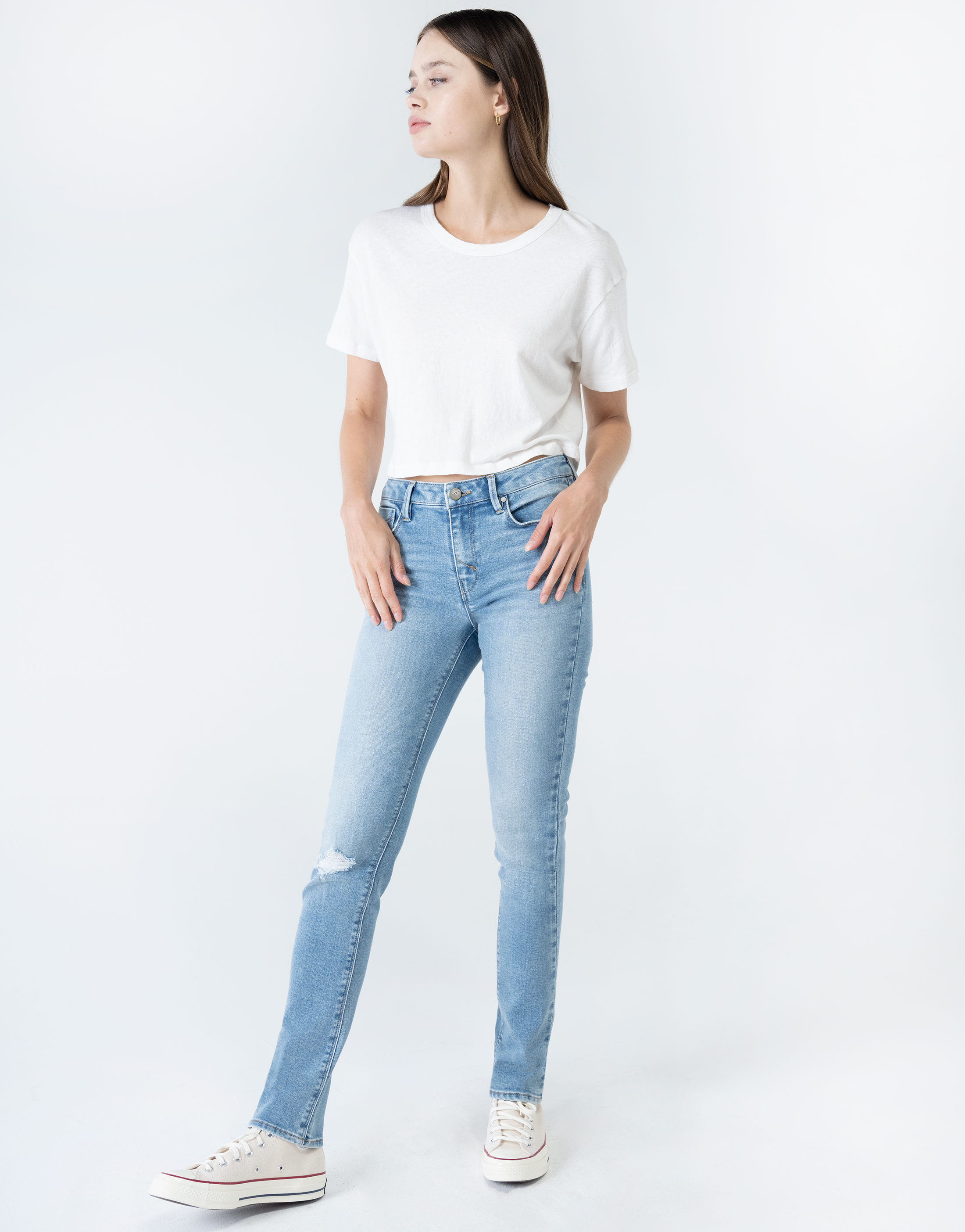 Jeans Skinny à Taille Haute Unpublished Olivia 