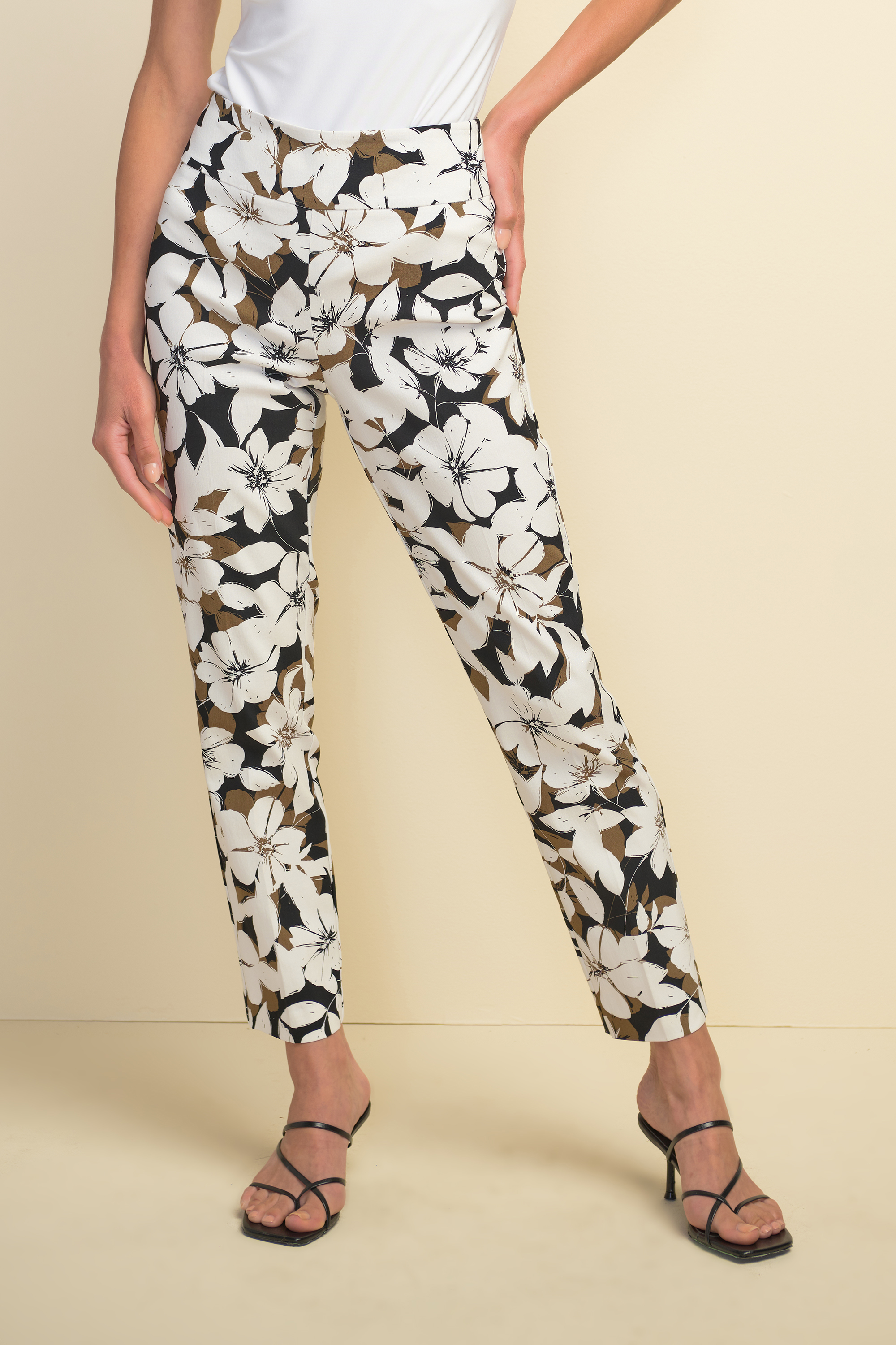 Pantalon à Imprimé Tropical Joseph Ribkoff 211390 