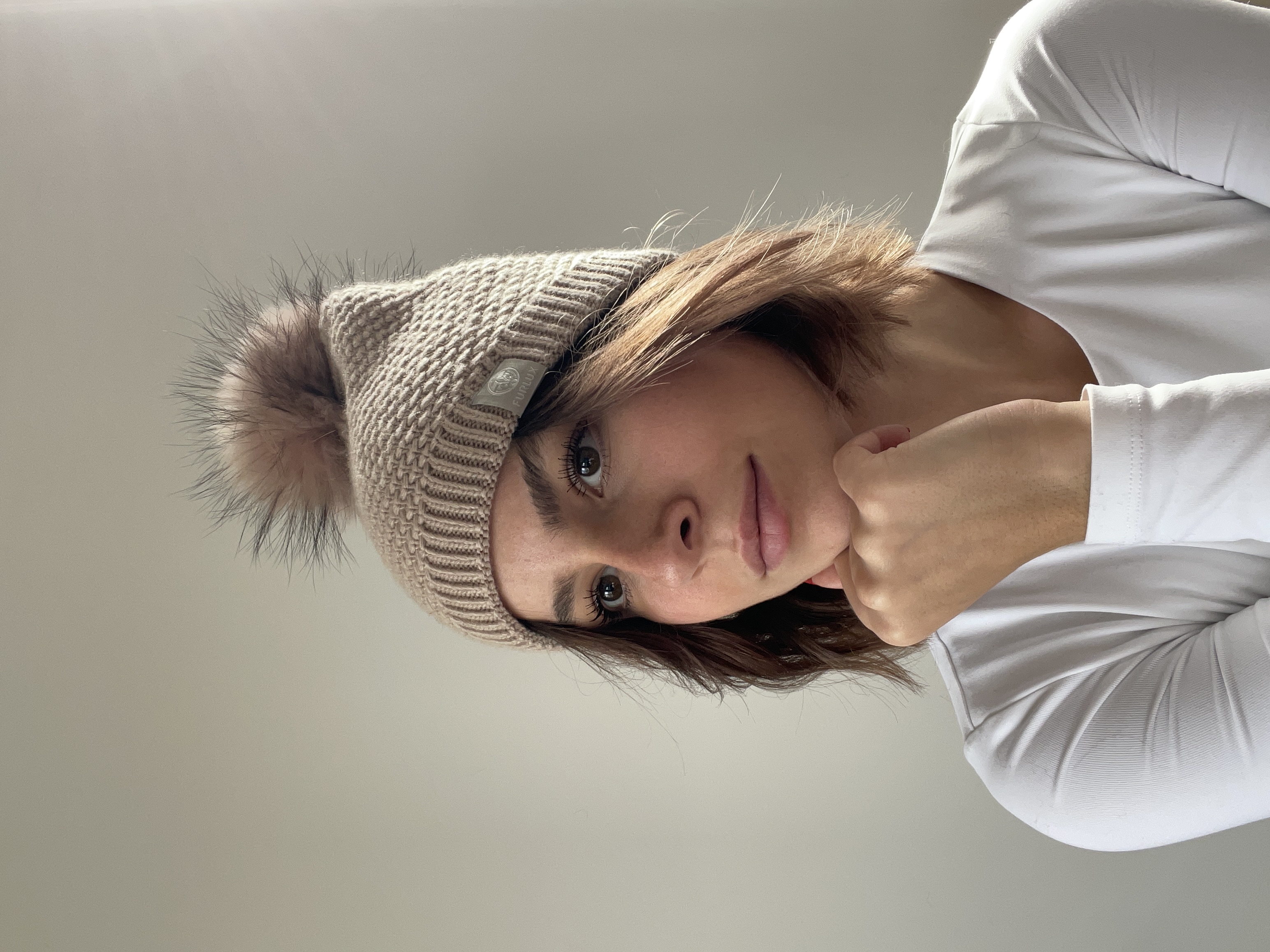 Tuque avec Pompon en Fourrure Furlux C540 