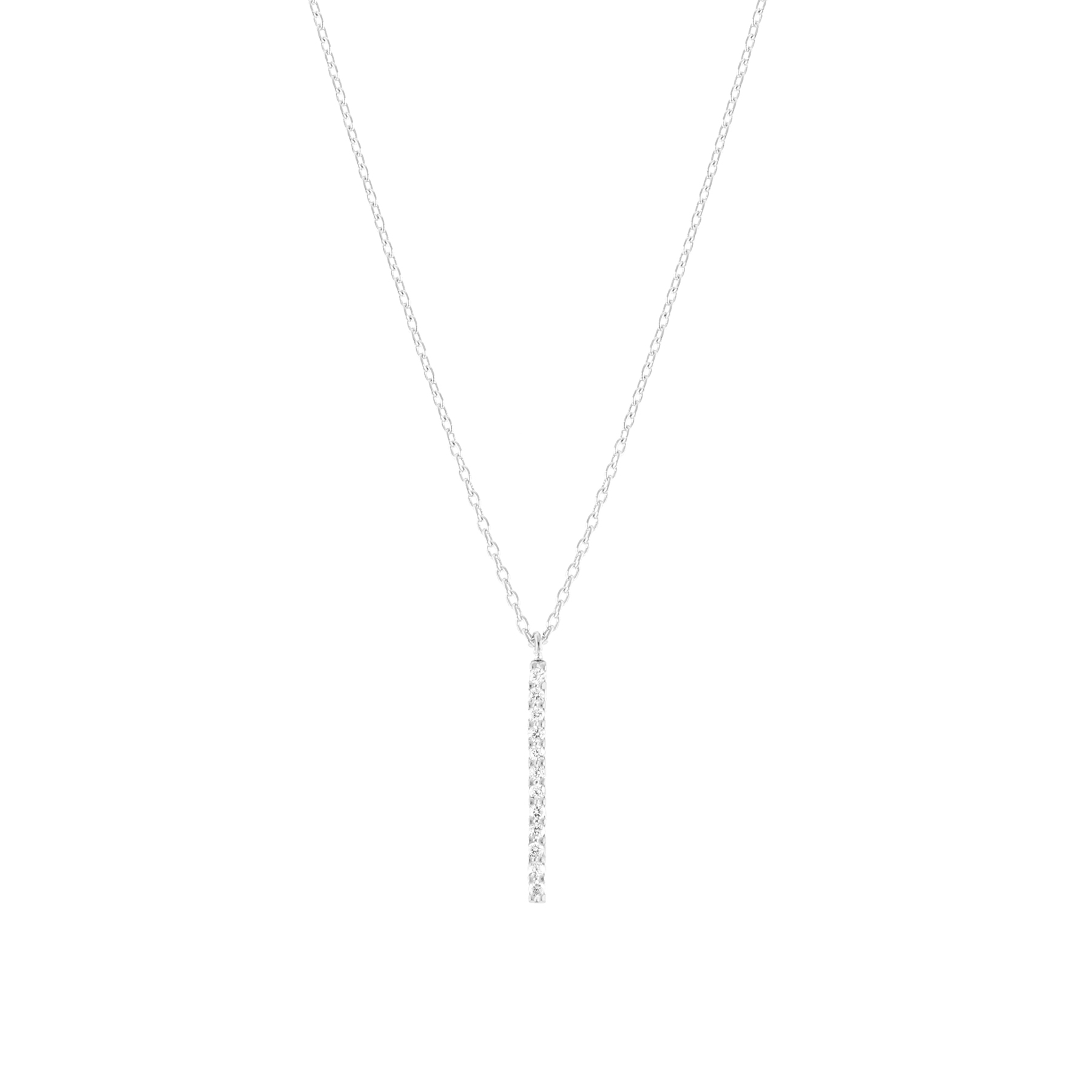 Collier avec une barre pendentif en cristal Jackie J YGW952N 