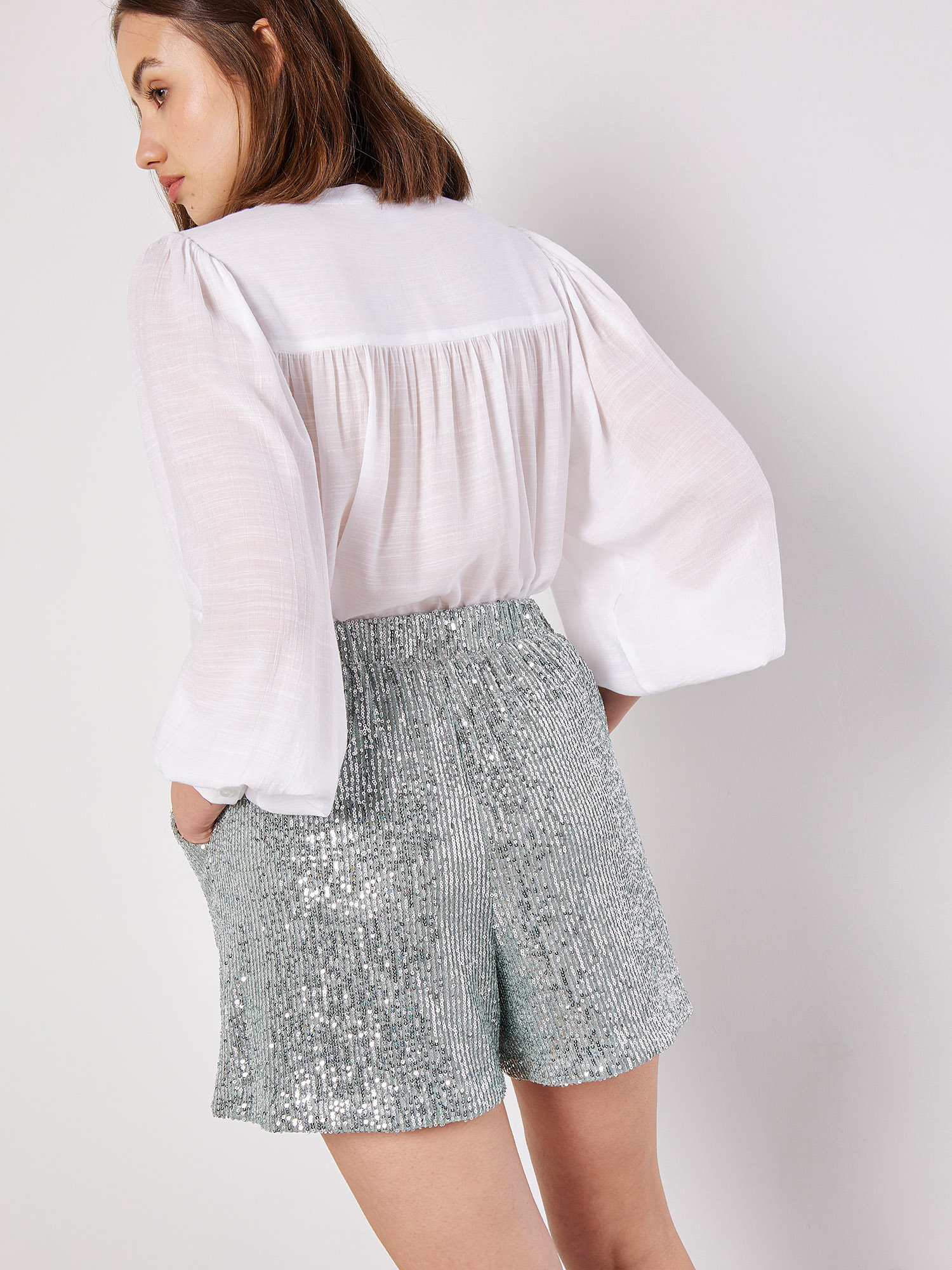 Short à Paillettes Apricot 825208 