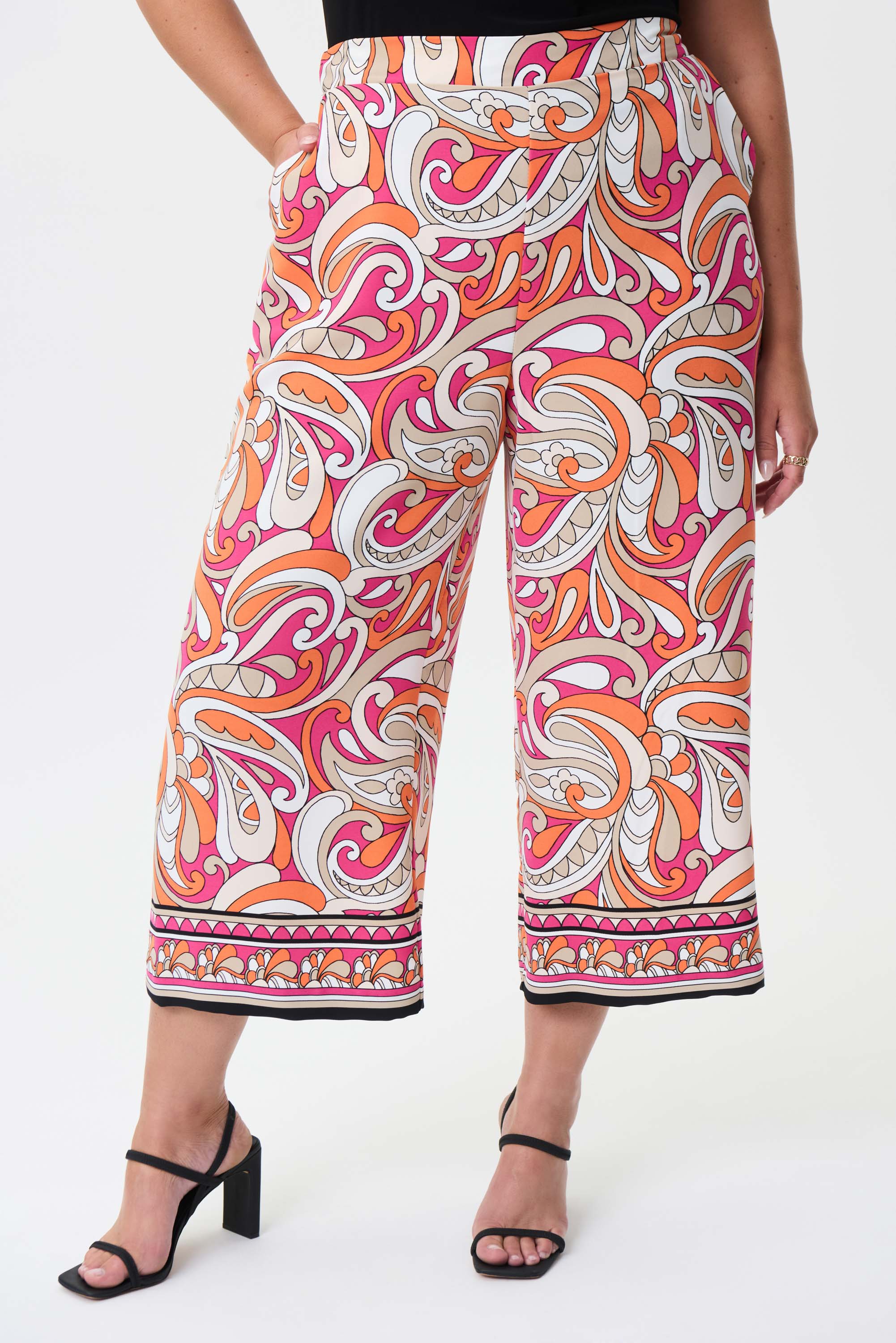 Pantalon Gaucho à Motif Joseph Ribkoff 232044 