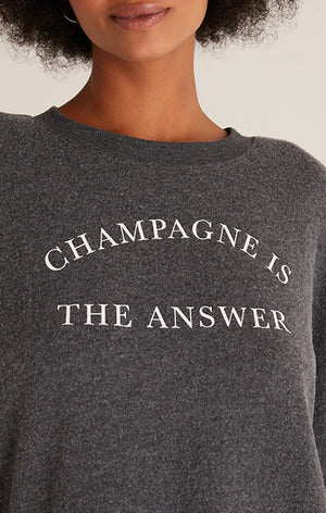 Sweatshirt Elle Champagne Z Supply ZLT214700 