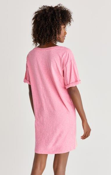 Robe T-Shirt à Col en V Z Supply ZD202359 