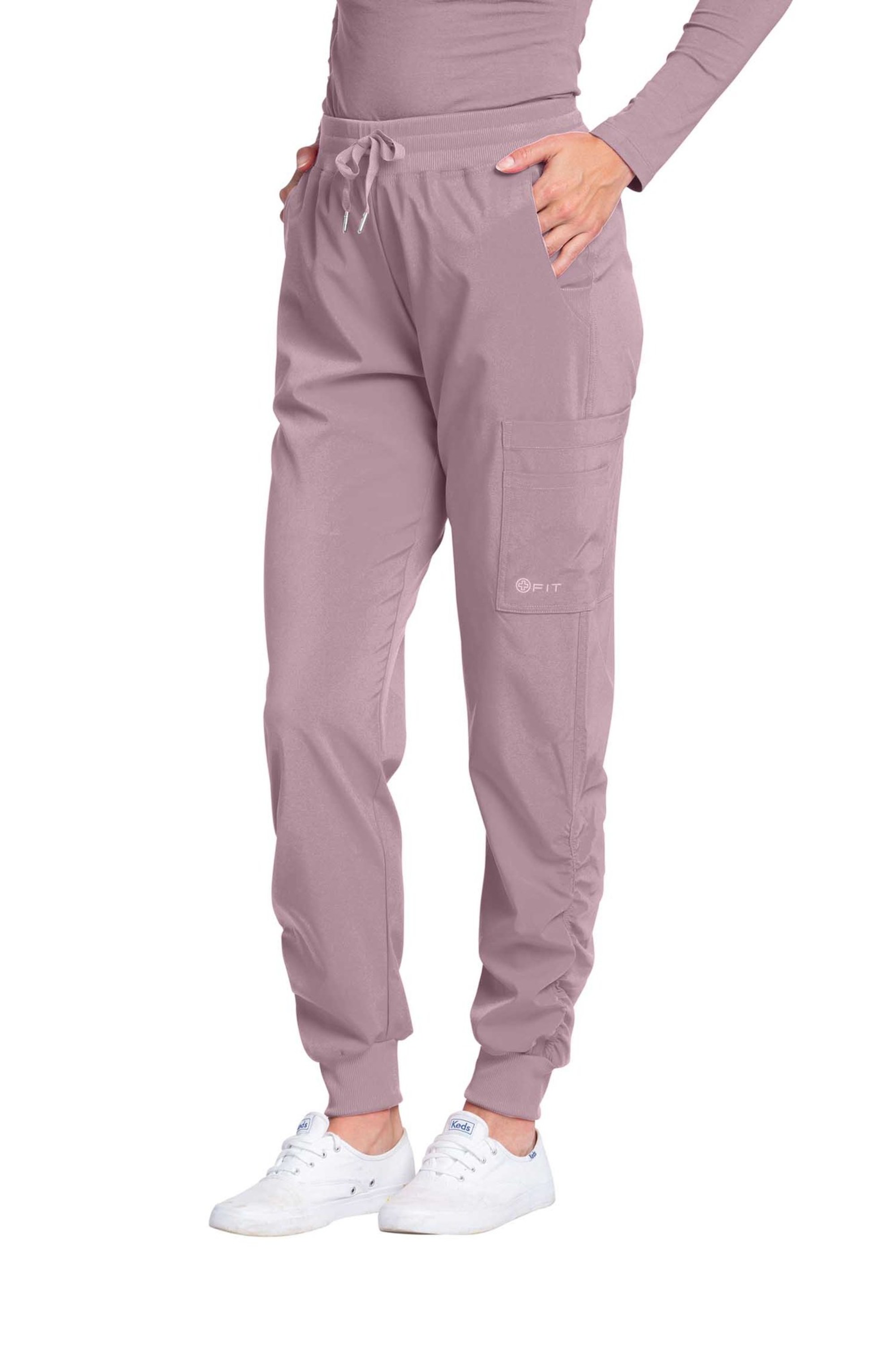 Pantalon Jogger Froncé au Bas White Cross FIT 367 