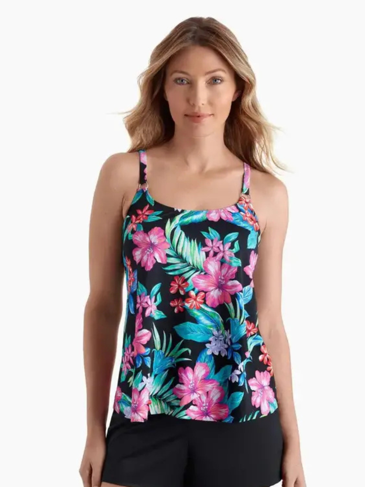 Haut Tankini à motif Shape Solver 7102712