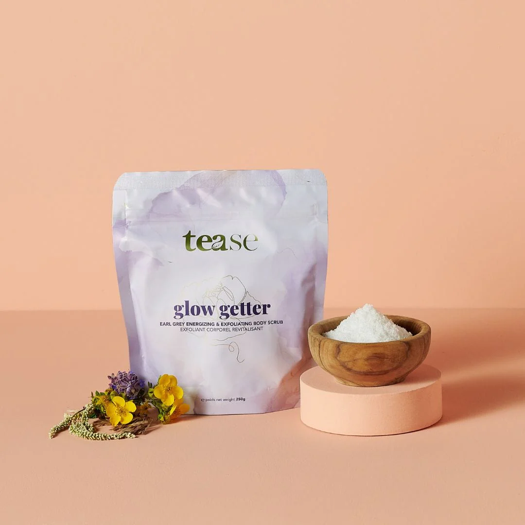 Glow Getter Tease Earl Grey Scrub