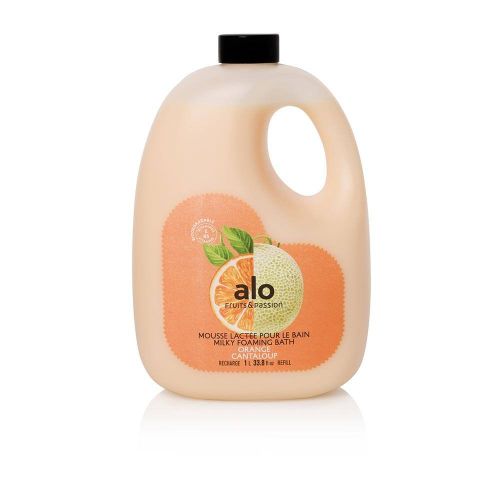 Recharge Mousse Lactée pour le Bain alo Orange Cantaloup 1L