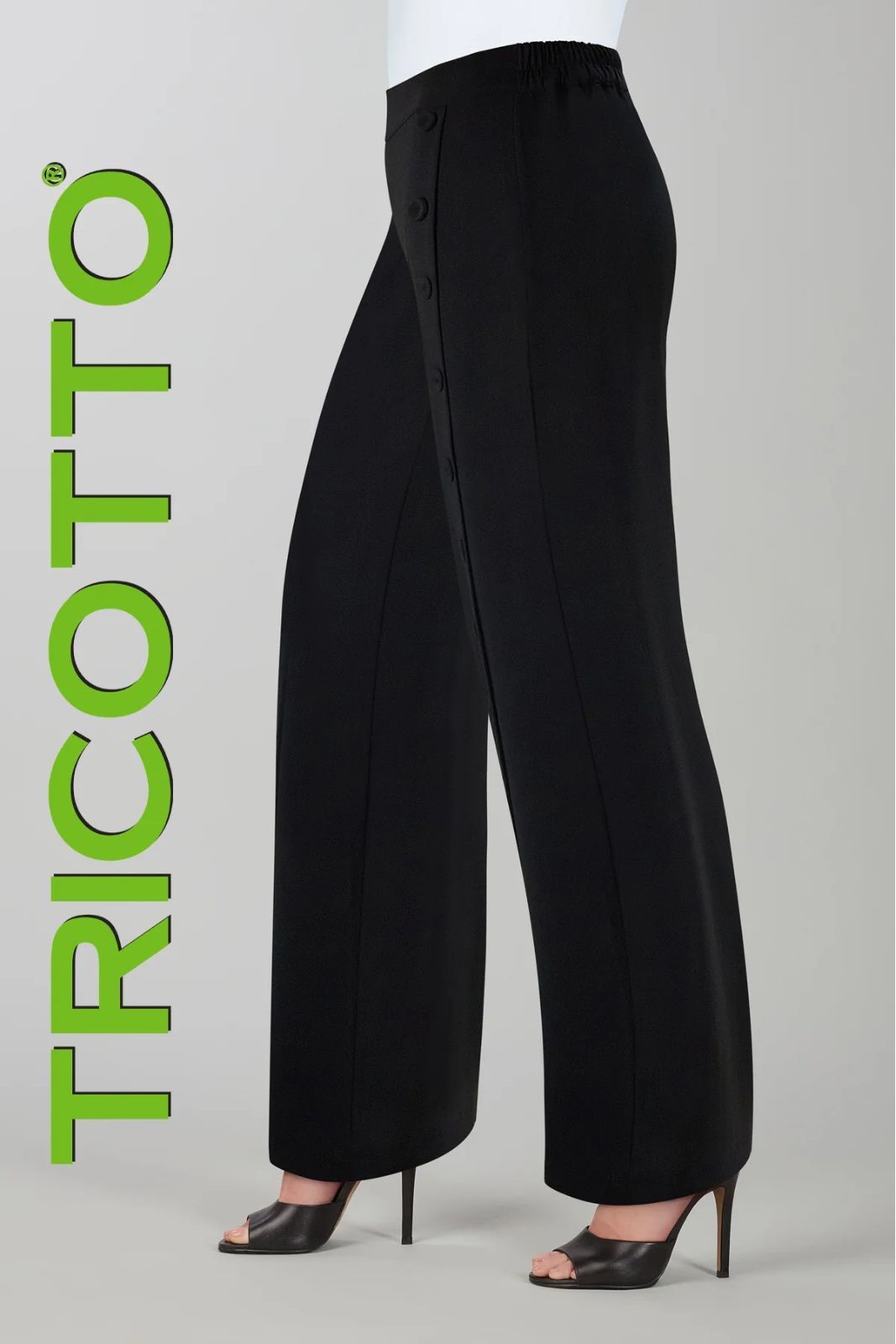 Pantalon Palazzo Tricotto C-526