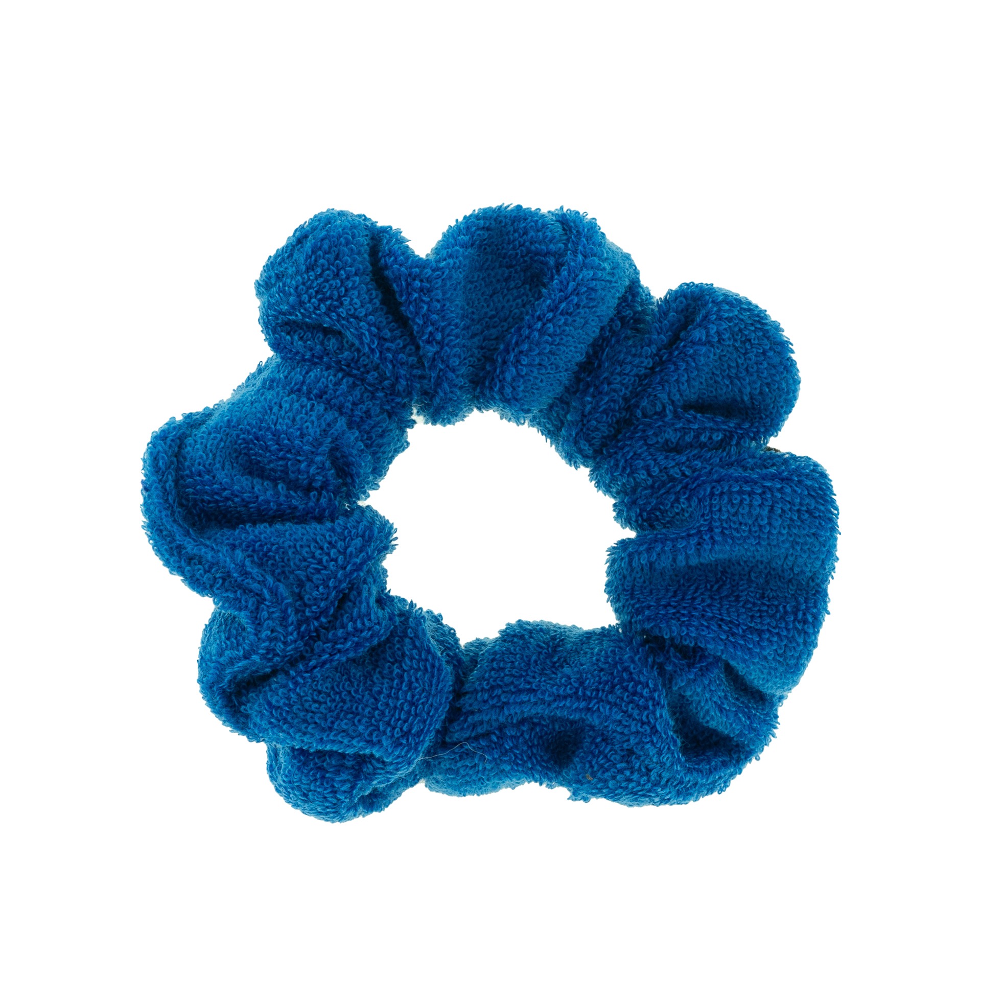 Chouchou en tissu éponge Jackie J PR2401A BLEU