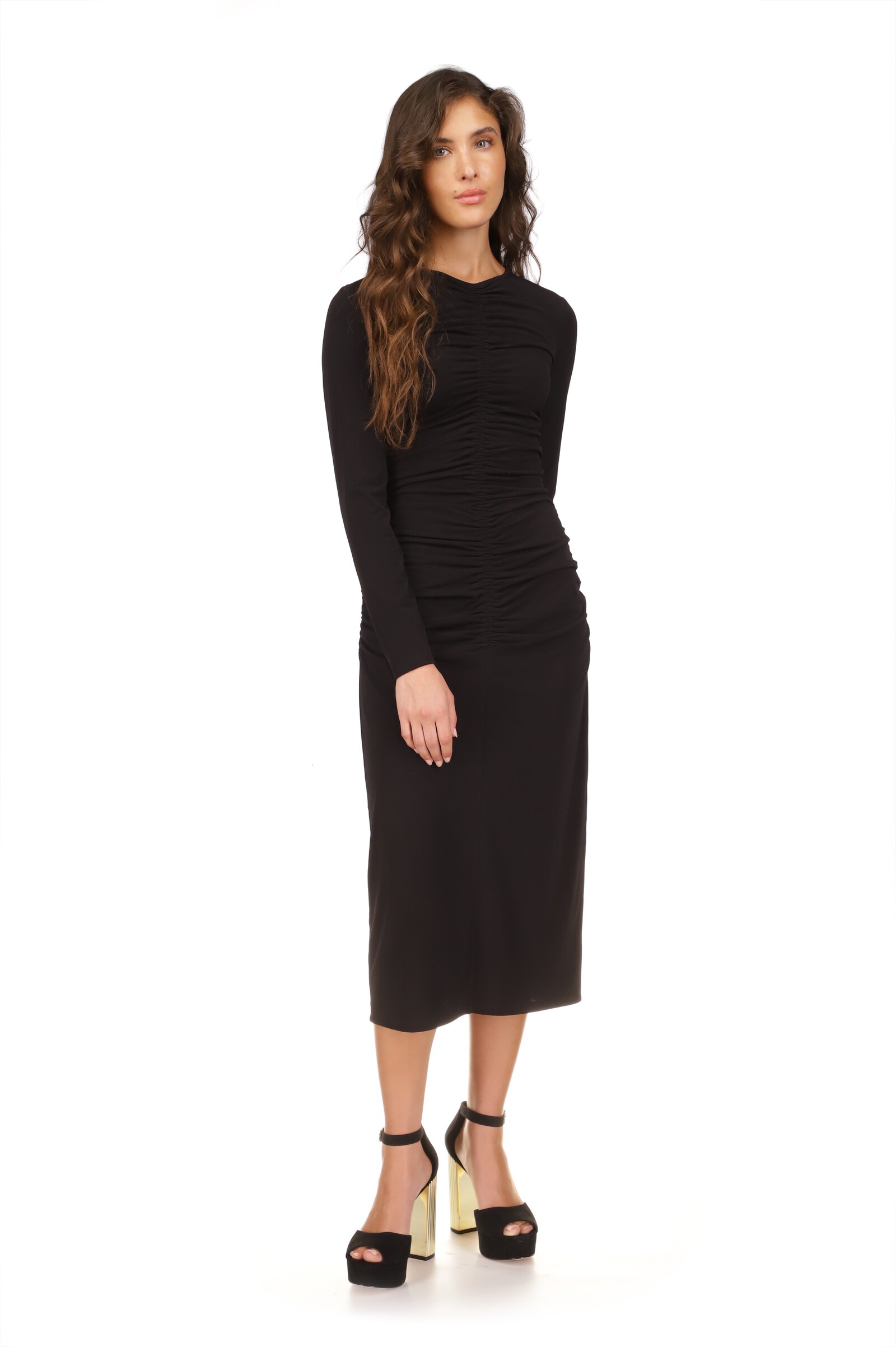 Robe Midi Froncée Michael Kors MF381UP03G 